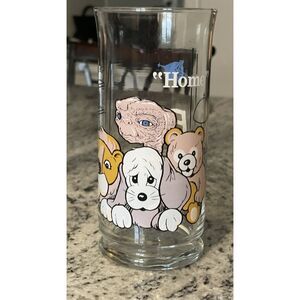 Vintage 1982 ET Phone Home Collector Glass AAFES‎ Universal Studios Pizza Hut